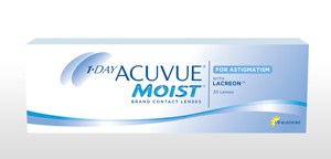 צילום קופסה  ‎1-DAY ACUVUE® MOIST® for ASTIGMATISM